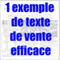 copywriting exemple de texte de vente