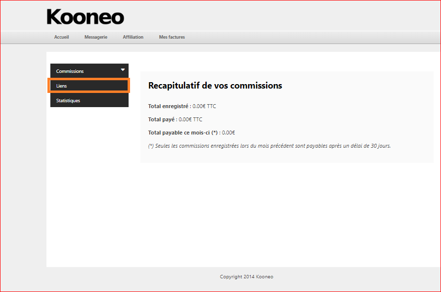 Programme d'affiliation copywriting: les commissions