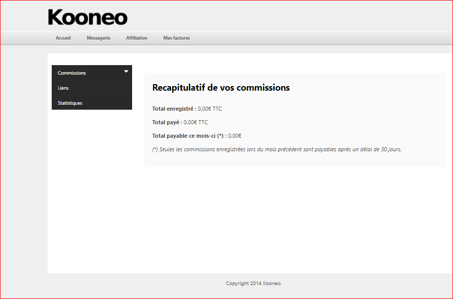Programme d'affiliation copywriting: espace affilié